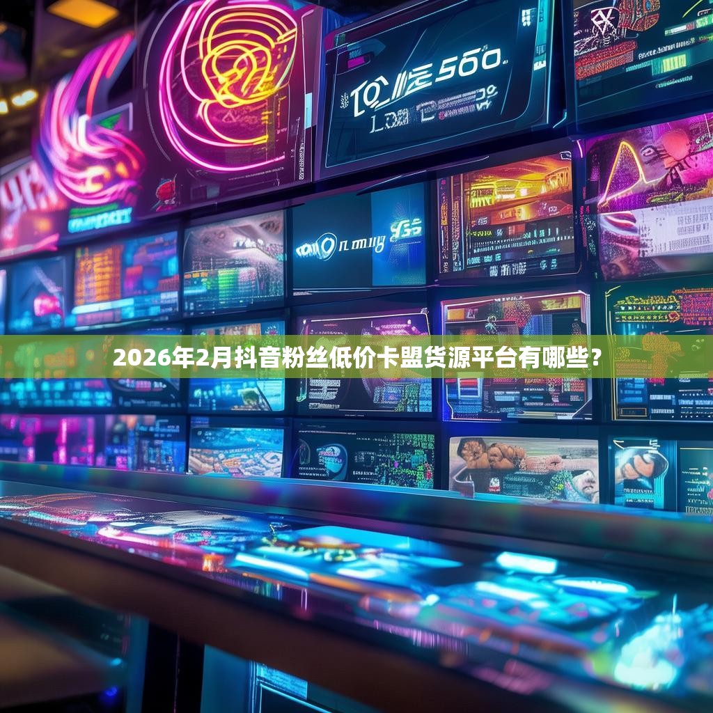 2026年2月抖音粉丝低价卡盟货源平台有哪些？