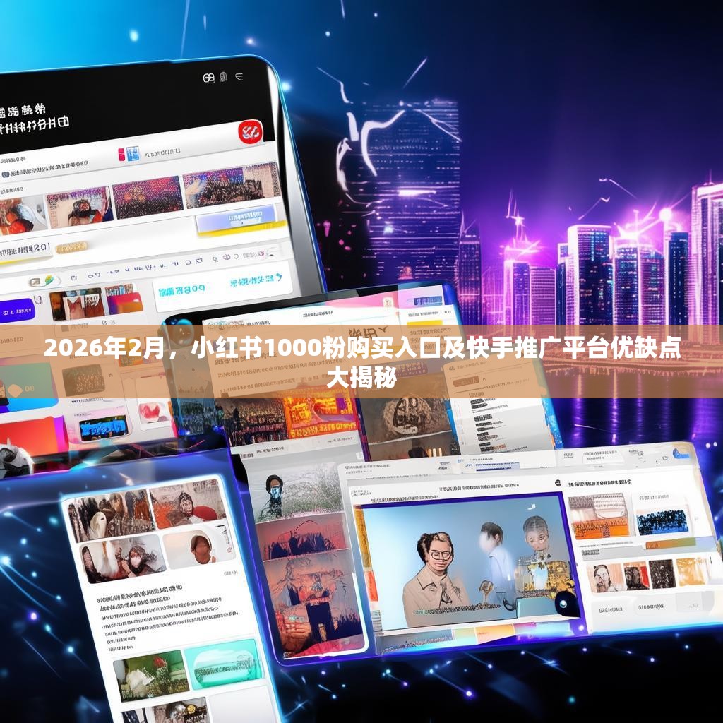 2026年2月，小红书1000粉购买入口及快手推广平台优缺点大揭秘