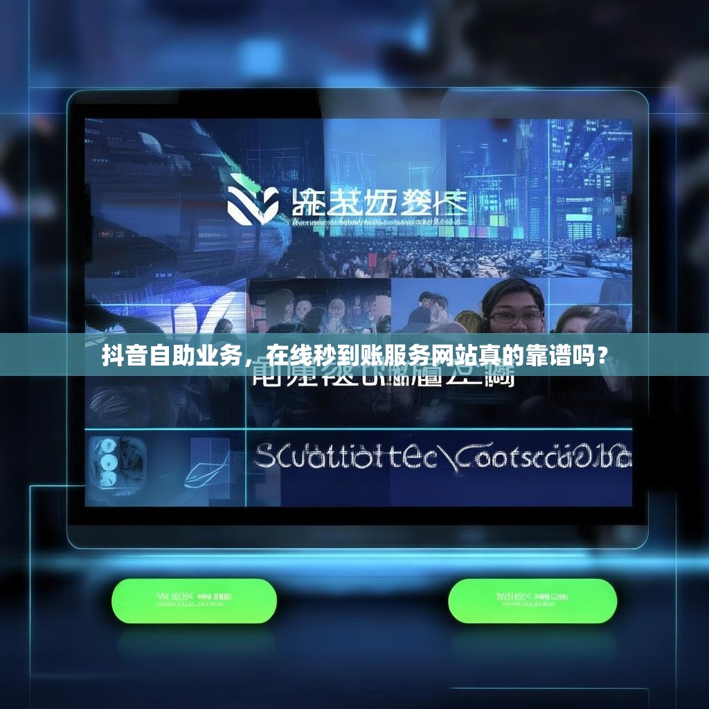 抖音自助业务，在线秒到账服务网站真的靠谱吗？