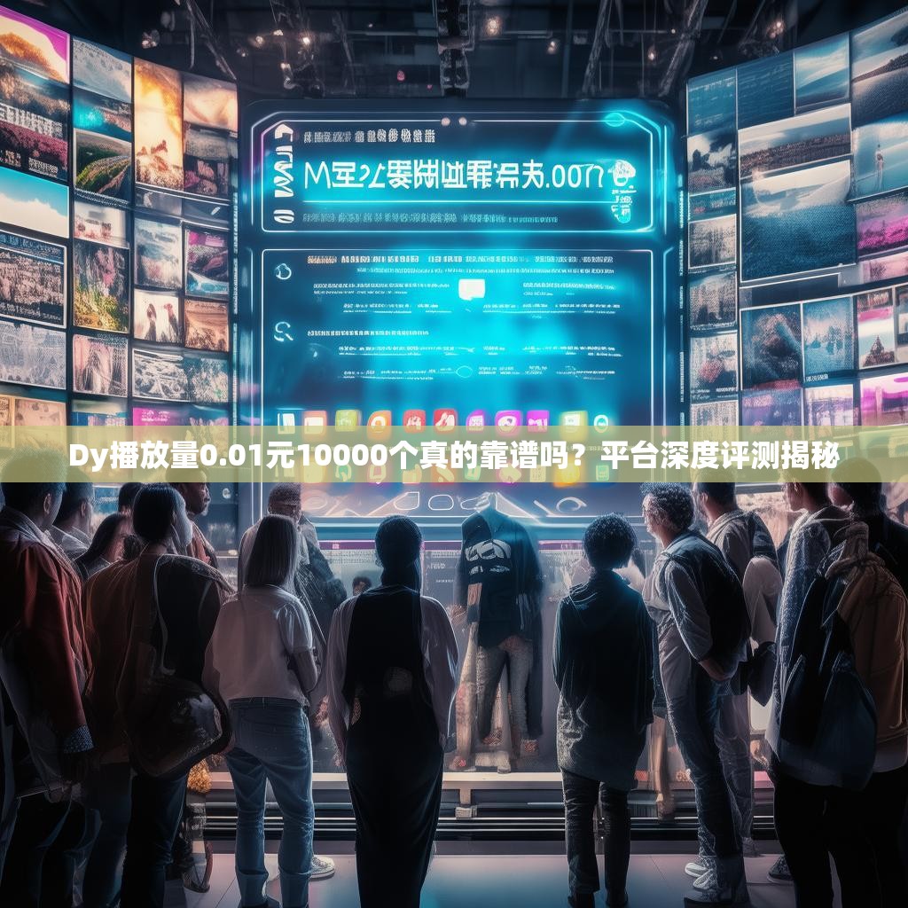 Dy播放量0.01元10000个真的靠谱吗？平台深度评测揭秘