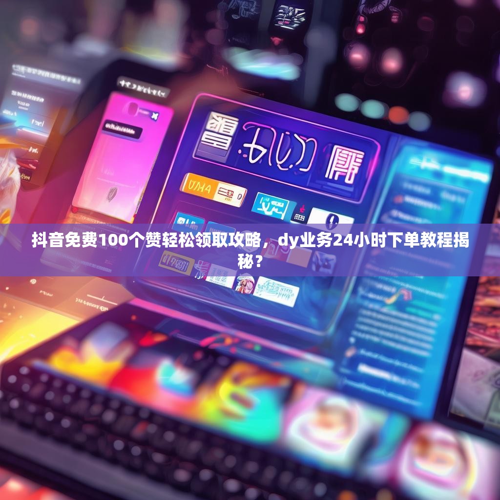抖音免费100个赞轻松领取攻略，dy业务24小时下单教程揭秘？