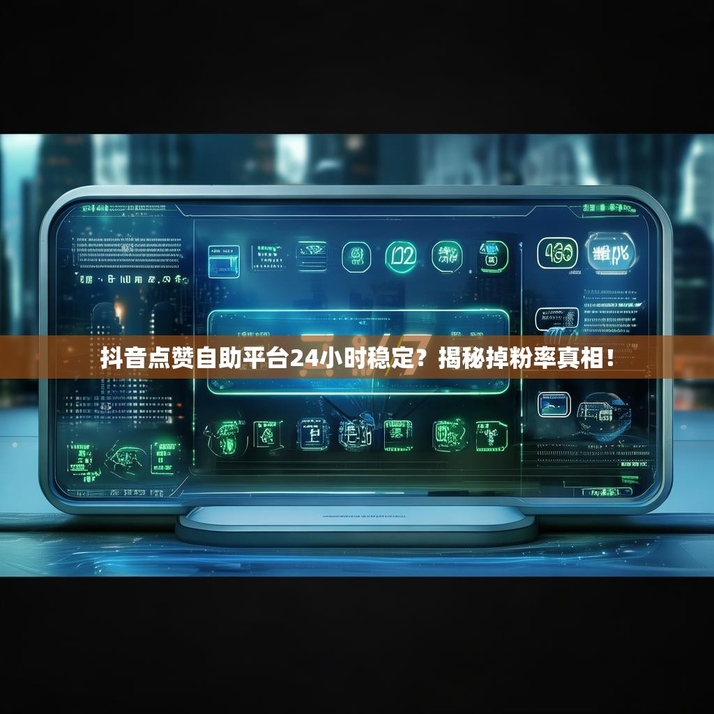 抖音点赞自助平台24小时稳定？揭秘掉粉率真相！