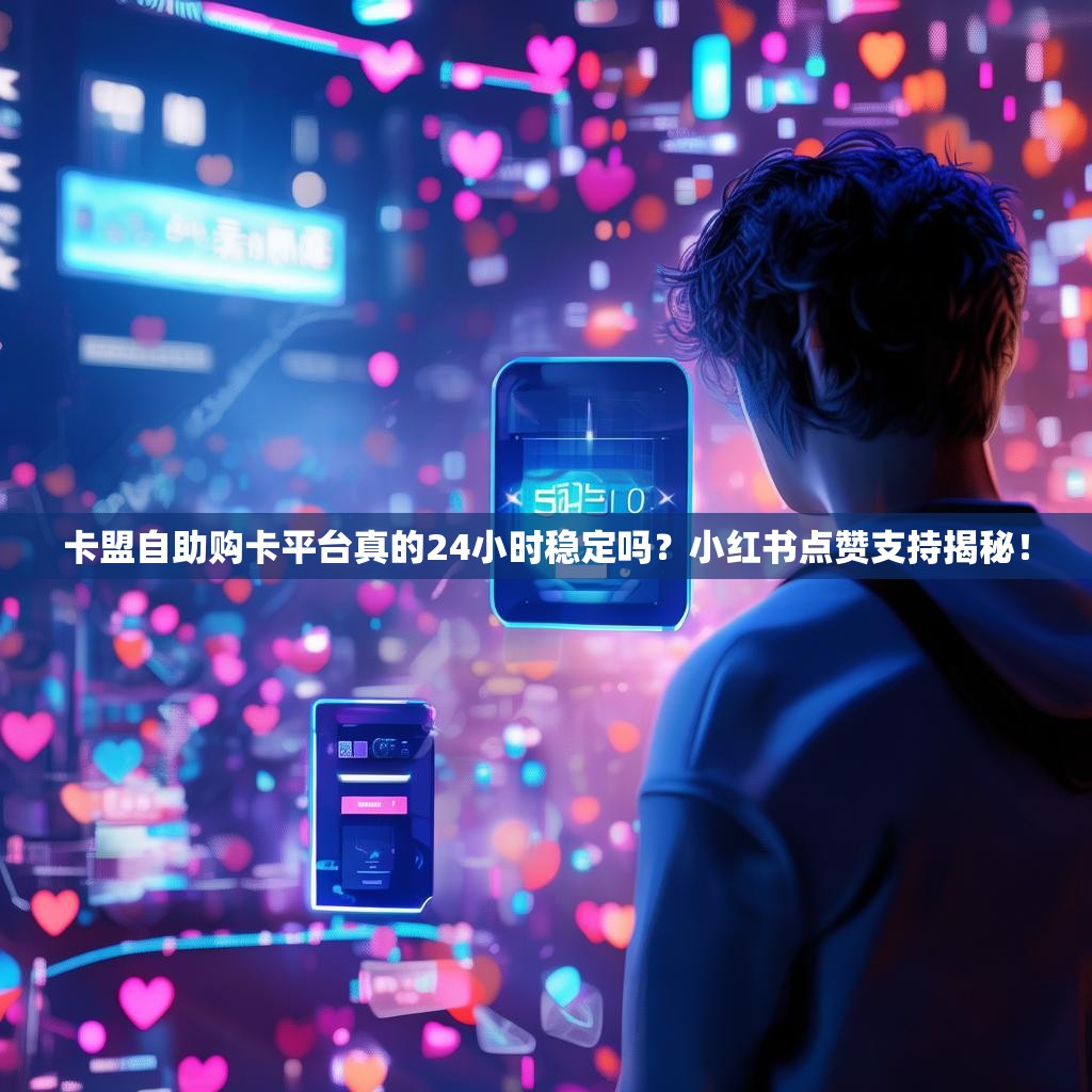 卡盟自助购卡平台真的24小时稳定吗？小红书点赞支持揭秘！