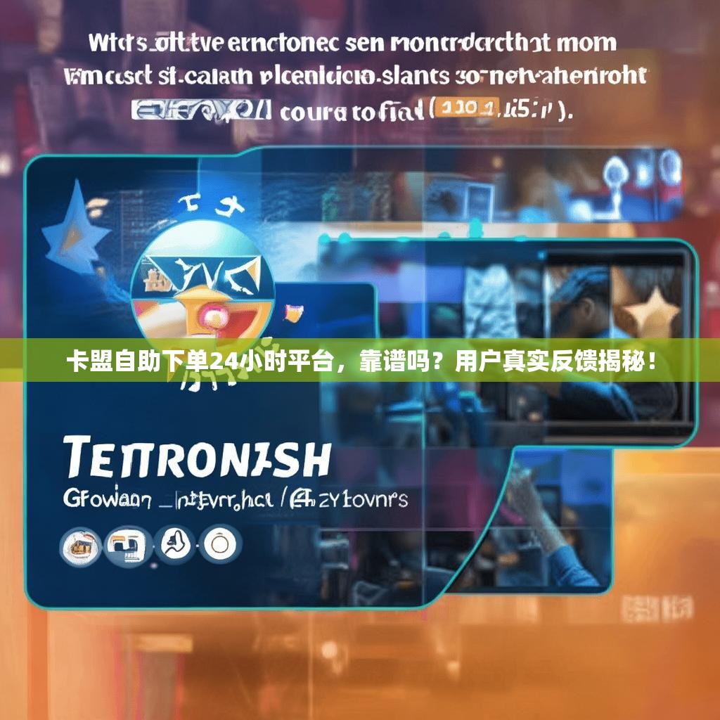卡盟自助下单24小时平台，靠谱吗？用户真实反馈揭秘！