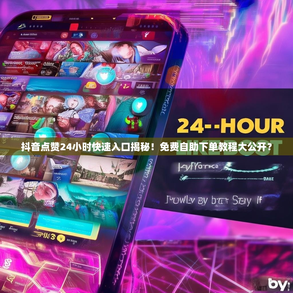 抖音点赞24小时快速入口揭秘！免费自助下单教程大公开？